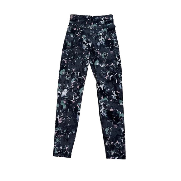 SWEATY BETTY Zero Gravity Slate Gray Nourish Print 7/8 Length Legging Sz XXS NEW - Picture 1 of 7